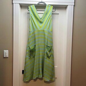 Escada Silk Dress, Mid-length,  A-line cut, size 38